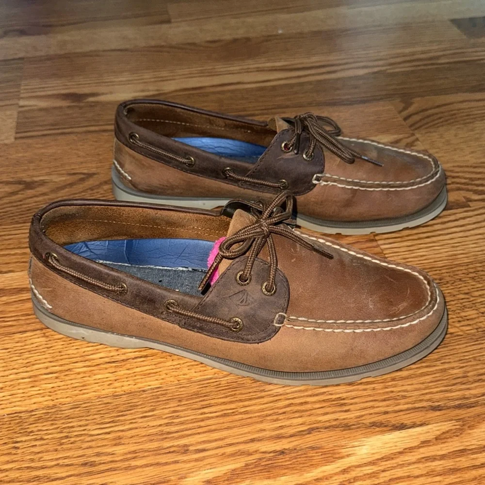 Sperry Brown Boat Shoes 9.5